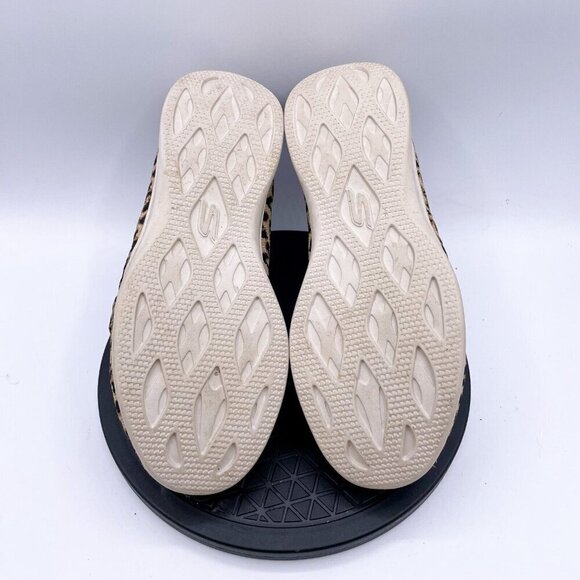 Skechers Goga Mat Slip On Leopard Animal Print Flats Shoes Sz 9 Cheetah Gen 5 - Picture 6 of 9